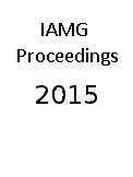 (image for) Proceedings IAMG 2015, Freiberg, on DVD