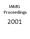 (image for) Proceedings IAMG 2001, Cancun, on CD